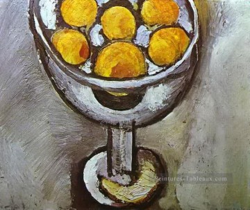 Henri Matisse œuvres - Un vase aux Oranges abstrait fauvisme Henri Matisse